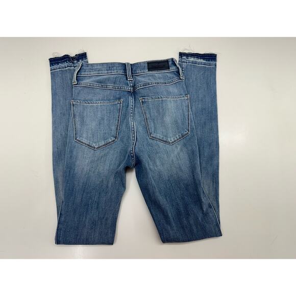Hollister Women Jeans Size 00 Reg Ultra HighRise Extreme Skinny Distressed Denim - Picture 6 of 11